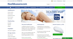 Desktop Screenshot of hoofdkussens.com